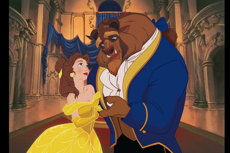 Animasi Beauty and the Beast rilisan Disney di tahun 1991