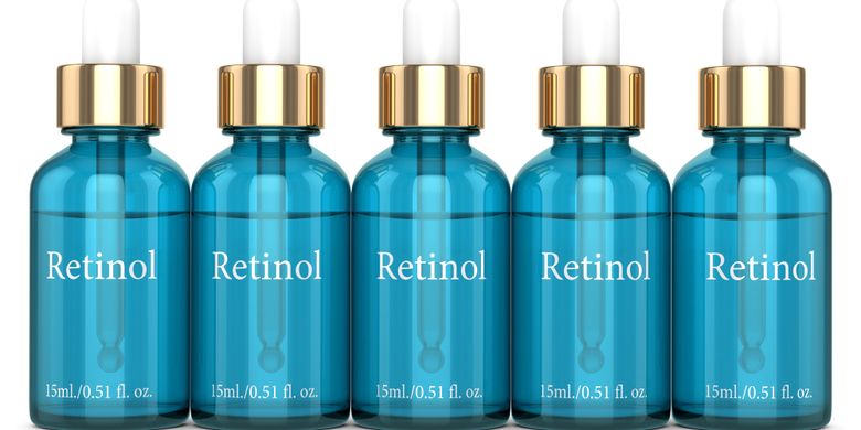 Ilustrasi retinol, cara menghilangkan komedo putih yang efektif salah satunya dengan mengoleskan serum atau krim retinol secara rutin.. 