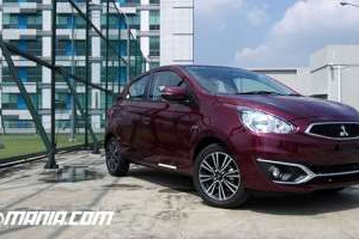 Penampakan eksterior Mitsubishi New Mirage di Indonesia