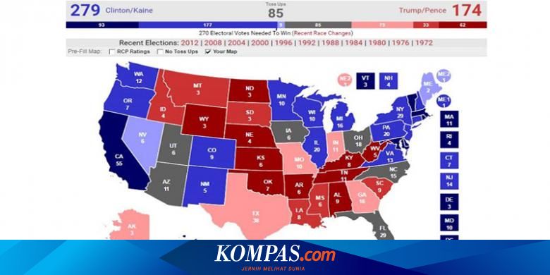 Mari Mengenal Swing State Di Ajang Pilpres As Halaman All Kompas Com