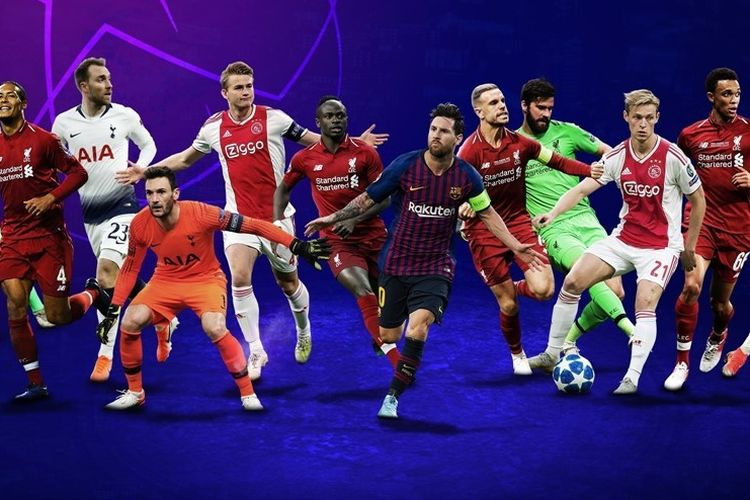 12 nama calon peraih penghargaan Liga Champions musim 2018-2019.