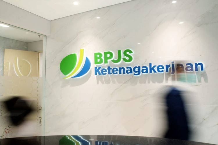 Logo Badan Penyelenggara Jaminan Sosial (BPJS) Ketenagakerjaan atau yang kini dikenal sebagai BP Jamsostek.