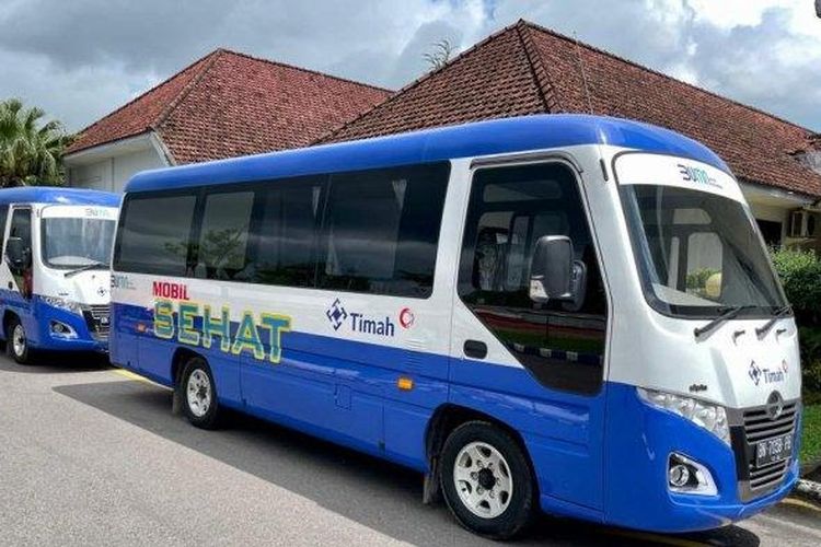 Mobil sehat keliling bagi masyarakat Bangka Belitung.