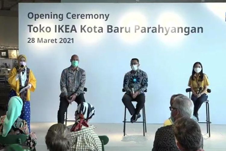 Opening Ceremony Toko IKEA Kota Baru Parahyangan di Kabupaten Bandung Barat, Jawa Barat 