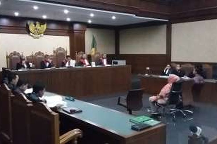Sidang tuntutan terhadap anggota Komisi VII DPR Dewie Yasin Limpo di Pengadilan Tindak Pidana Korupsi, Jakarta, Senin (16/5/2016).