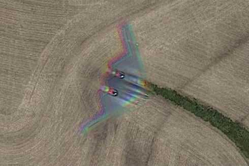 Pesawat Pengebom Siluman Tertangkap Kamera Google Earth Saat Terbang, Begini Penampakannya...