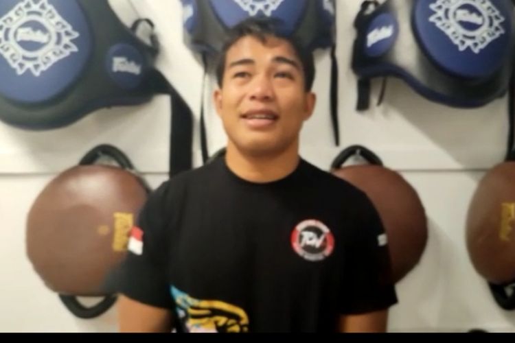 Windri Patilima, atlet MMA Indonesia yang sedang berlatih di San Diego AS. Windri akan berlaga di Road to UFC 2 di Shanghai, China, pada 27-28 Mei 2023. 