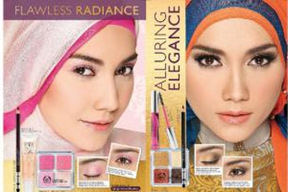 Gaya riasan Flawless Radiance dan Alluring Elegance, tren Ramadhan dan Lebaran 2014 The Body Shop.
