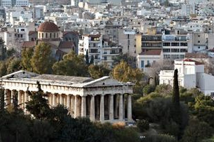 Kota Athena, Yunani.