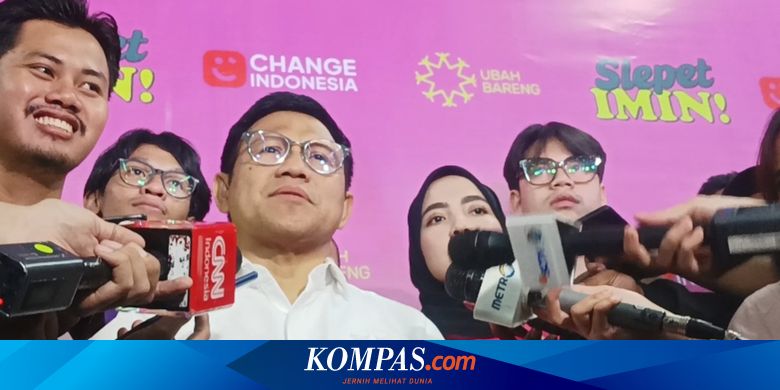 Beri Selamat untuk HUT PDI-P, Cak Imin Singgung Koalisi di Putaran Kedua Pilpres