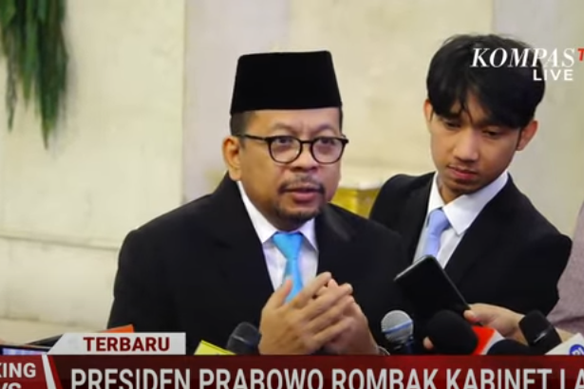 Kepala Kantor Staf Kepresidenan (KSP), Muhammad Qodari usai dilantik oleh Presiden Prabowo Subianto pada Rabu (17/9/2025).