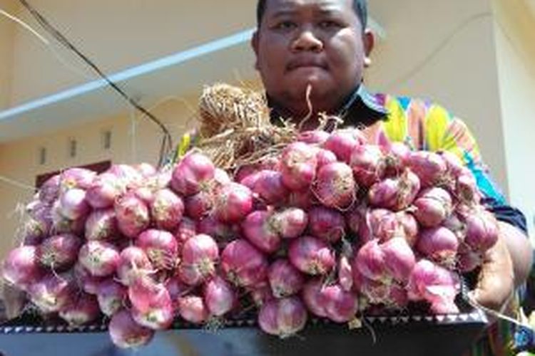 Bawang merah dari Bima, Nusa Tenggara Barat (NTB).