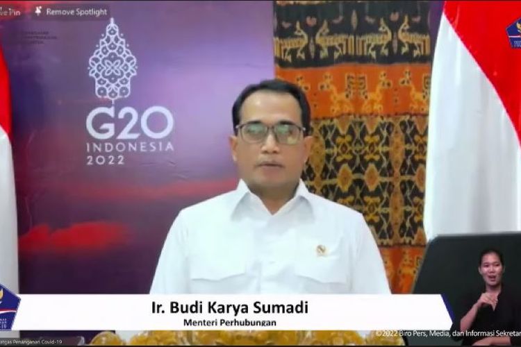 Menteri Perhubungan Budi Karya Sumadi menyebut tidak akan ada penyekatan untuk pemudik menggunakan kendaraan pribadi. Hal ini disampaikan saat Konferensi Pers terkait Penyesuaian Regulasi Perjalanan Aman Covid-19, Jakarta, 31 Maret 2022.