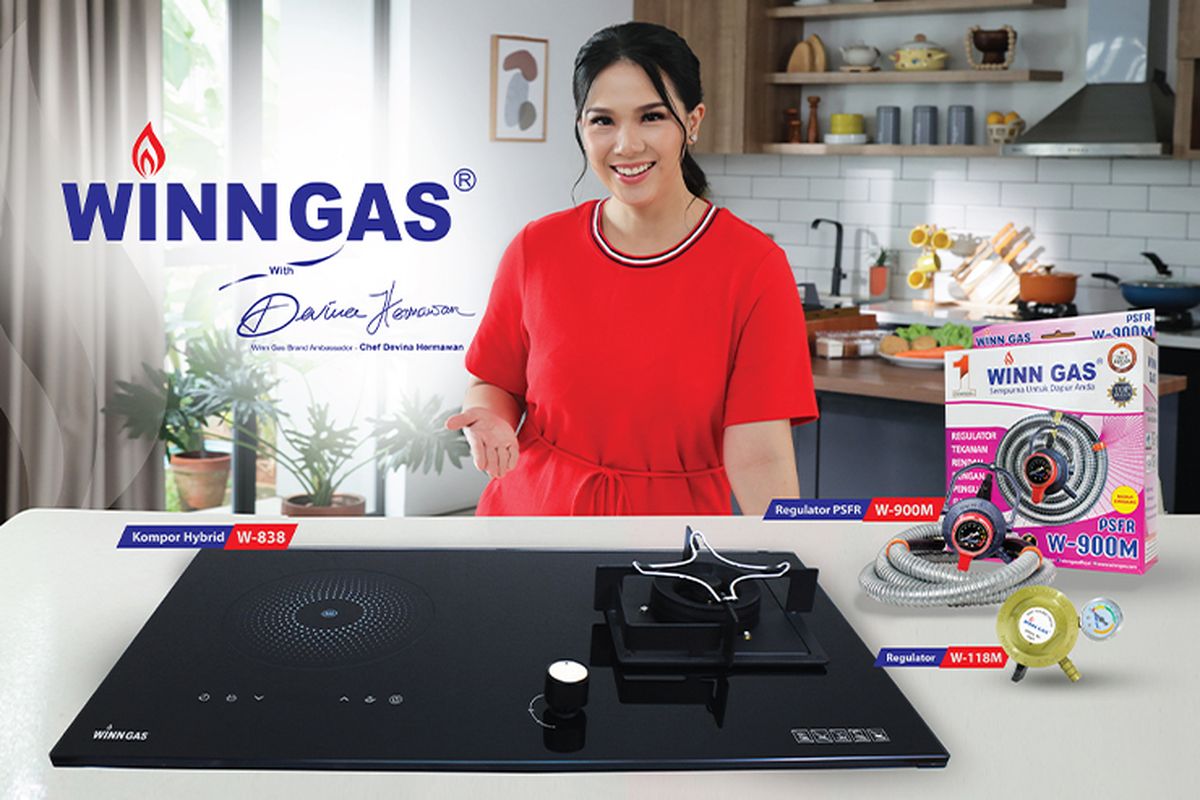 Chef Devina Hermawan resmi menjadi brand ambassador Winn Gas