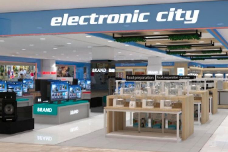 Ilustrasi gerai Electronic City. 