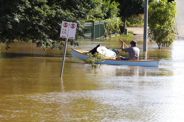 Australia se ha visto afectada por las peores inundaciones en una década, albergando a decenas de miles