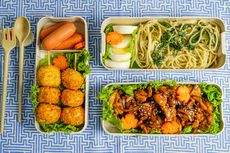 Resep Bento Spageti dan Ayam Teriyaki, Cara Mudah Bikin Bekal Piknik