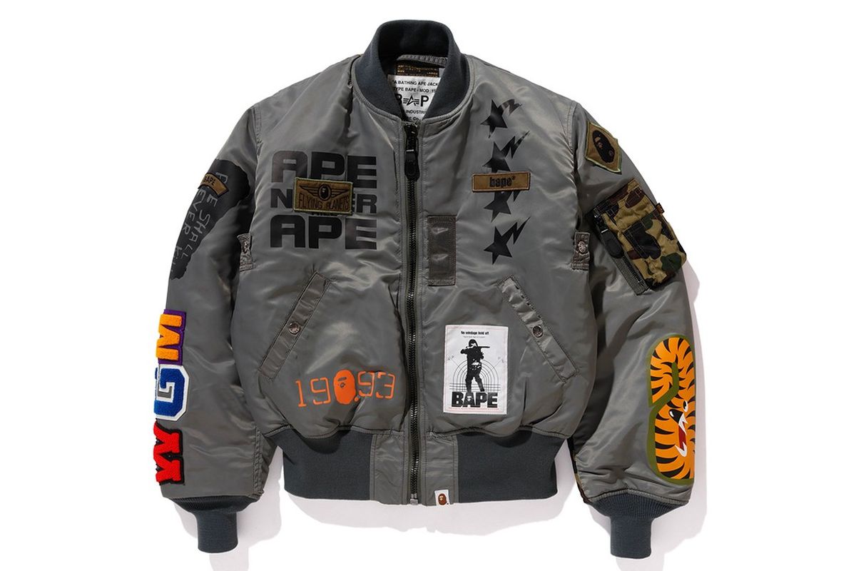 BAPE X Alpha Industries