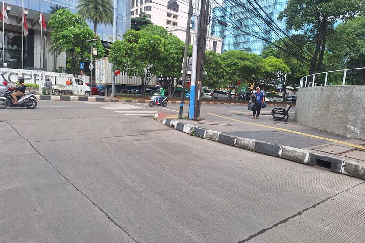 Lokasi di mana wanita di Pluit, Penjaringan, Jakarta Utara, dianiaya, Selasa (7/1/2025).