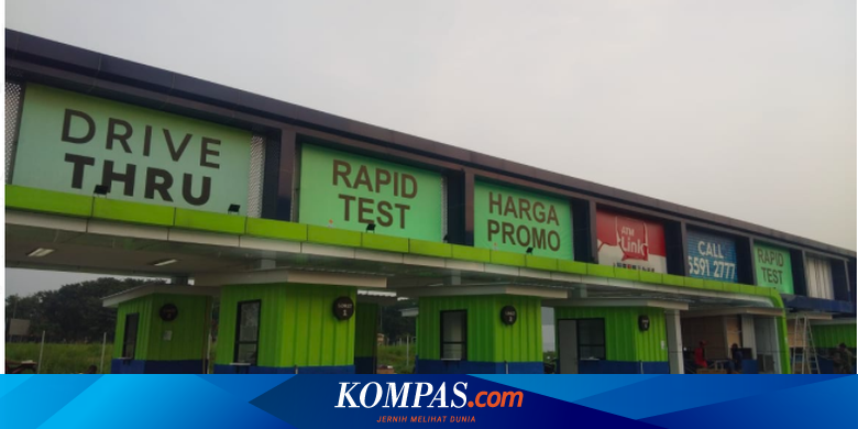 Calon Penumpang Pesawat Bisa Drive Thru Rapid Test Covid 19 Di Bandara Soetta