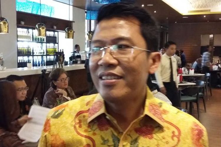 Politisi Golkar Mukhamad Misbakhun, saat ditemui dalam peluncuran buku berjudul Sejumlah Tanya Melawan Lupa, yang berisi sejumlah fakta baru mengenai skandal bail out Bank Century, di Hotel Atlet Senayan, Jakarta, Rabu (19/8/2015).