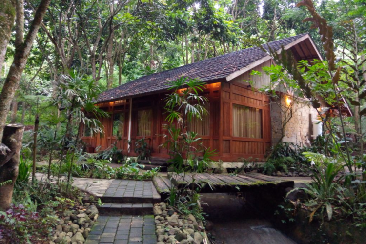 Hotel di Lembang - Kamar tipe Suite Forest View di Imah Seniman Resort, Kabupaten Bandung Barat, Jawa Barat.