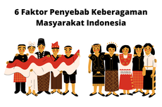 6 Faktor Penyebab Keberagaman Masyarakat Indonesia