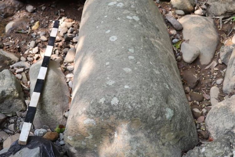 Stamba Diduga Peninggalan Mataram Kuno Ditemukan di Sungai Semagung Bagelen