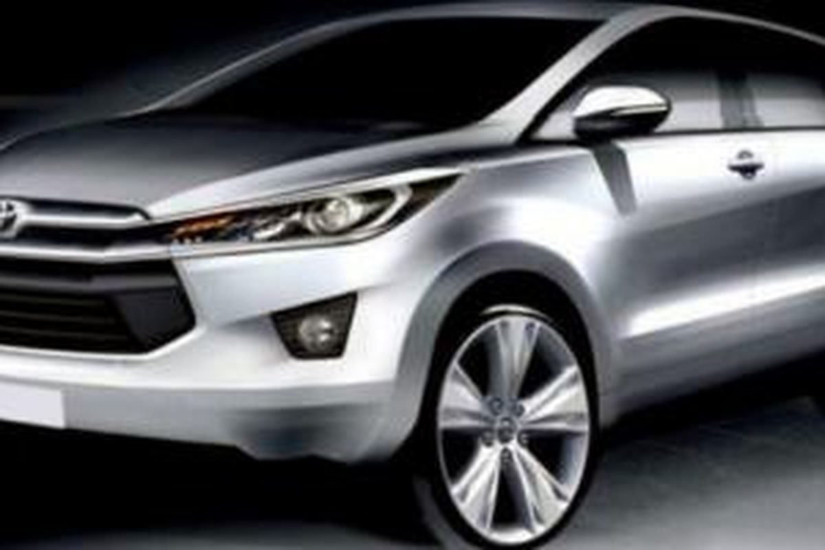 Sketsa desain All-New Kijang Innova.