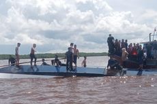 Kapal Evelyn Tenggelam di Perairan Inhil, Riau, 9 Penumpang Hilang