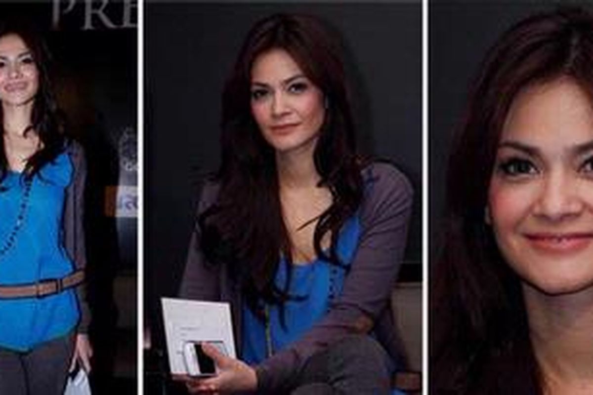 Cut Tari hadir saat konferensi pers The 14th Panasonic Gobel Awards yang diselenggarakan di Hotel Nikko, Jakarta, Kamis (17/3/2011).