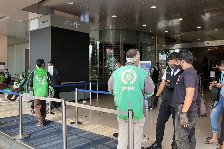 Suasana pembukaan pertama di Mal Paragon Semarang, Selasa (10/8/2021)