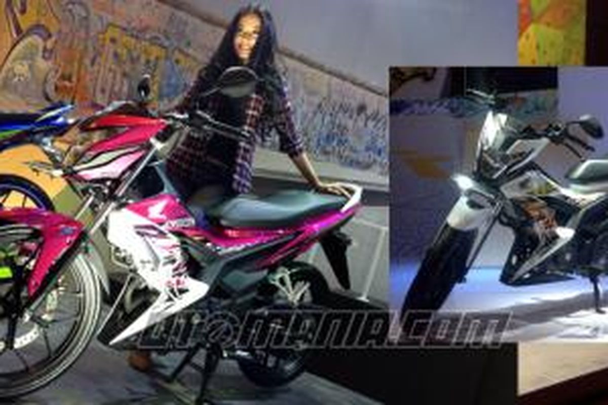 Sonic 150R ditawarkan dalam empat pilhan warna berbeda, salah satunya Neo Magenta yang menarik perhatian.