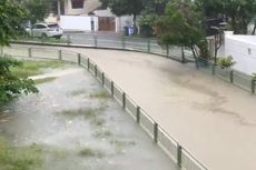 Diguyur Hujan Deras Pagi Hari, Banjir Bandang Rendam Singapura