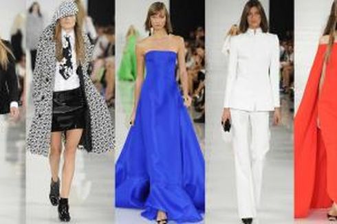 Permainan Warna dan Motif Ralph Lauren di New York Fashion Week 2014