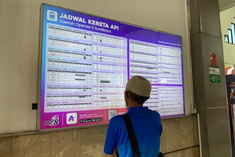 Penumpang Kereta ke Jakarta Naik 88 Persen Imbas Pembatalan Penerbangan di Bandara Juanda