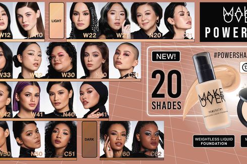 Make Over Sediakan 20 Pilihan Warna Foundation untuk Wanita Indonesia