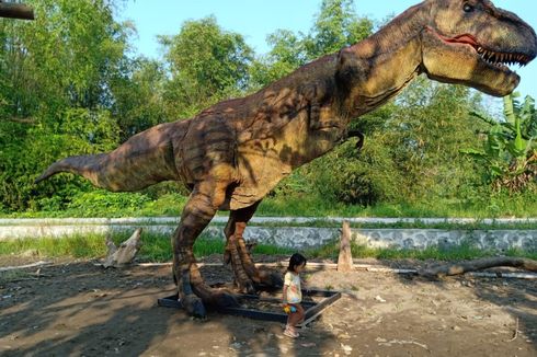 Jalan ke Taman Dinosaurus Potorono, Wisata Anak Yogyakarta yang Gratis