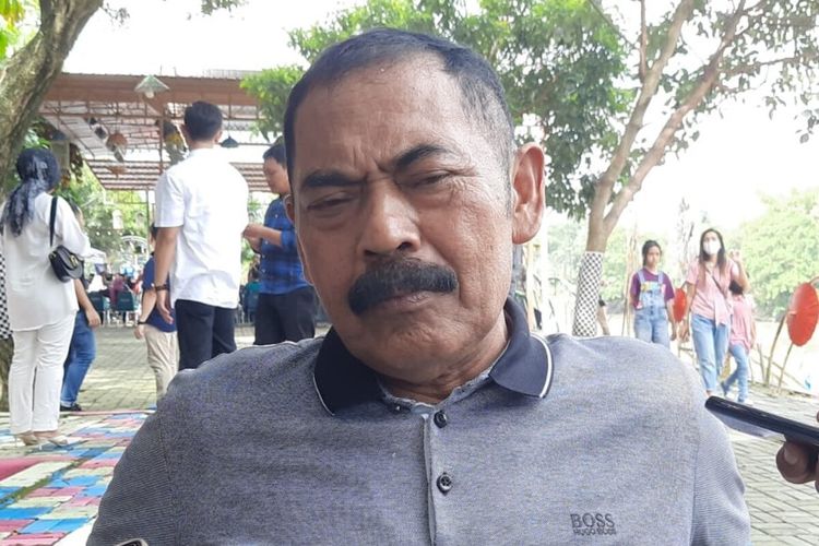 Ketua DPC PDI-P Solo FX Hadi Rudyatmo di Pucangsawit, Jebres, Solo, Jawa Tengah, Sabtu (29/4/2023).