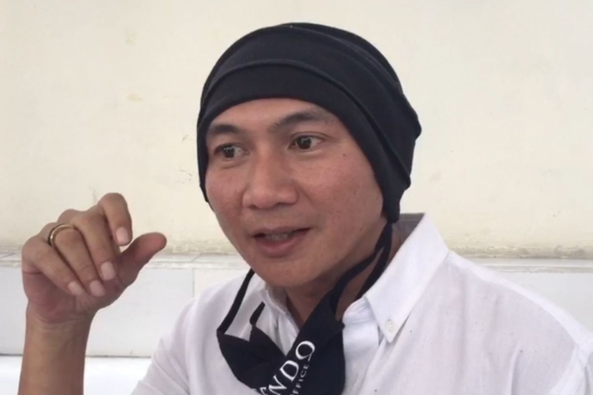 Musisi Anji Manji di PN Denpasar, Kamis (19/11/2020).