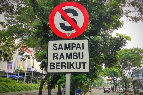 Jangan Salah Paham, Ini Bedanya Rambu Larangan Parkir dengan Berhenti