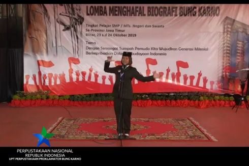 Kisah Siswi 14 Tahun Penghafal Biografi Bung Karno, Suara Lantang Mirip Sang Proklamator