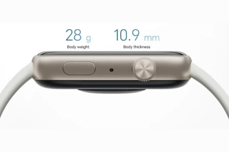 Honor Watch X5i memiliki bobot 28 gram dan ketebalan 10,9 mm.
