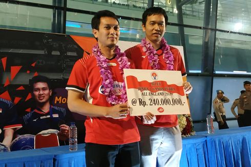 Juara All England 2019, Ahsan/Hendra dan Pelatih Dapat Bonus dari Pemerintah