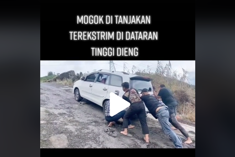 Viral video Toyota Kijang Innova Kesulitan Nanjak