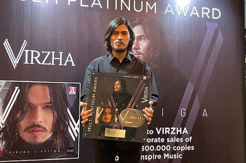 Lewat Album Ketiga, Virzha Raih Multi Platinum Award