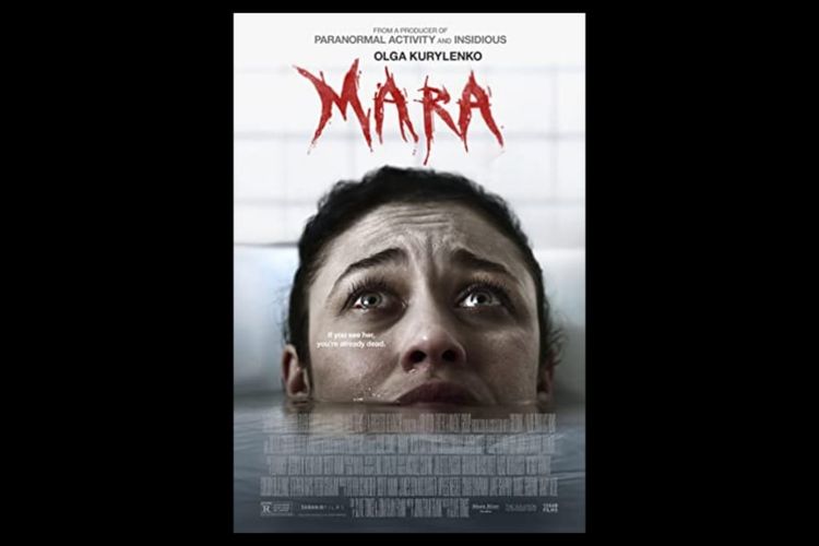 Poster film Mara (2018) dibintangi aktris Olga Kurylenko, tayang di Amazon Prime Video.