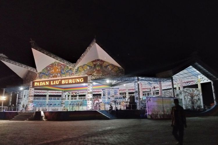 Aula Padan Liu' Burung di Malinau, belum lama ini selesai direnovasi.