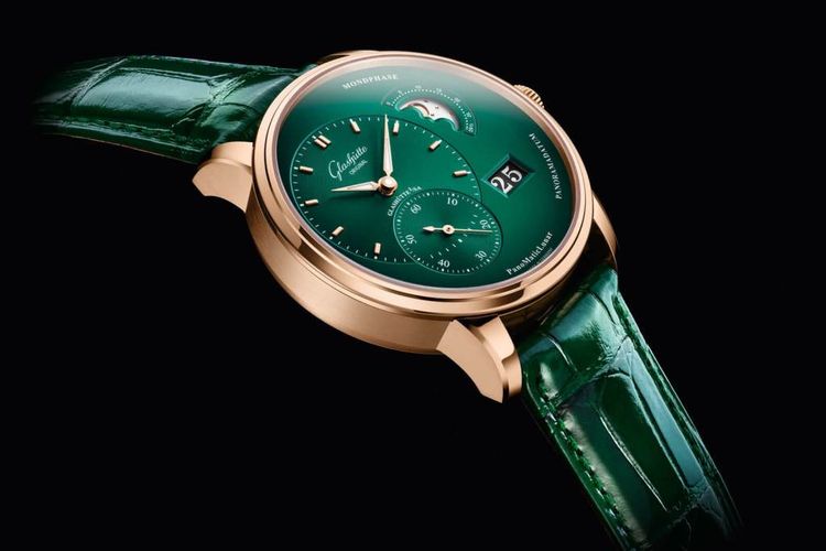 Glashutte Original PanoMaticLunar Red Gold/Lush Green