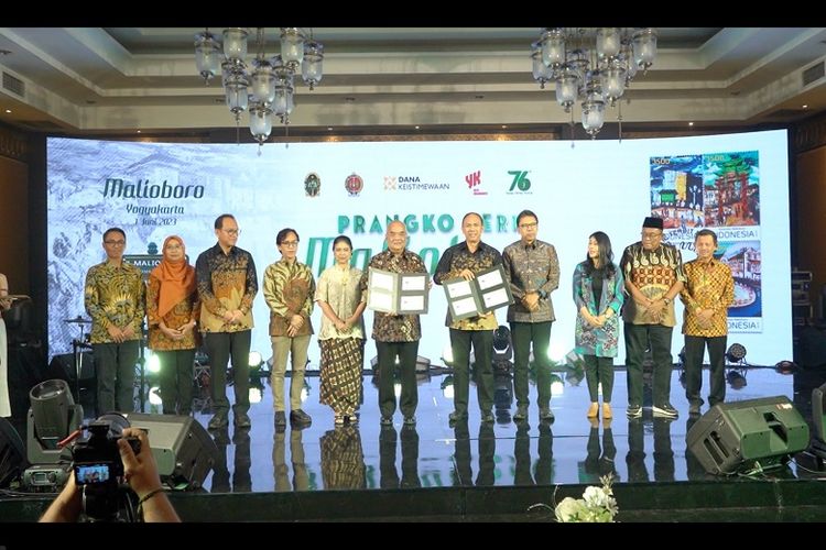 Pemerintah Kota (Pemkot) Yogyakarta untuk meluncurkan Prangko Seri Malioboro untuk menyambut perayaan Hari Ulang Tahun (HUT) ke-76 Kota Yogyakarta pada Rabu (7/6/2023). 